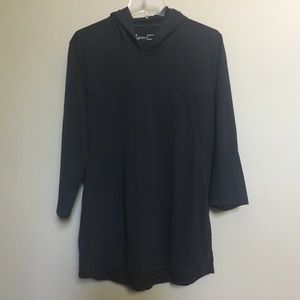 UNDER ARMOUR Threadborne black hoodie L